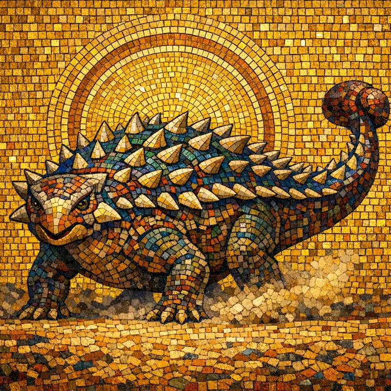 Ankylosaurus — Byzantine Gold