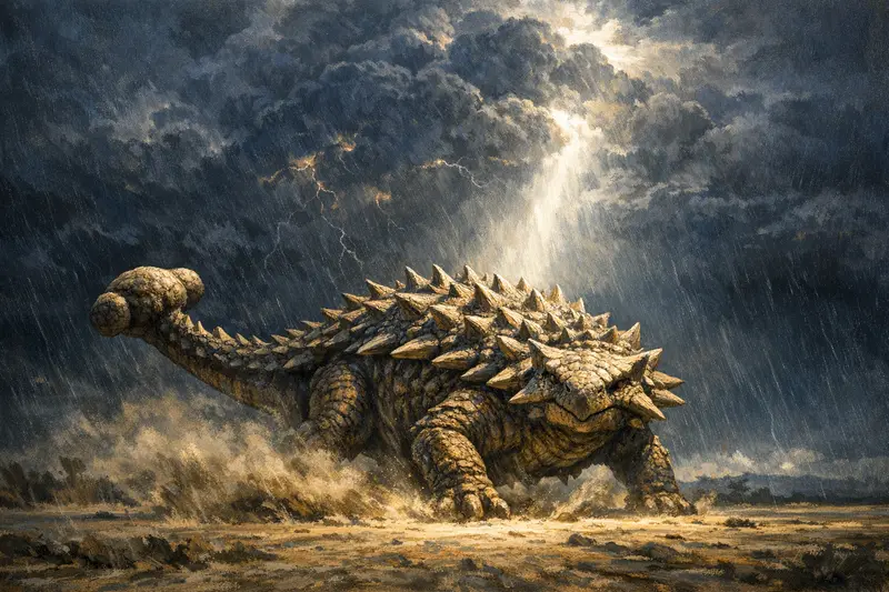 Ankylosaurus — Storm Light