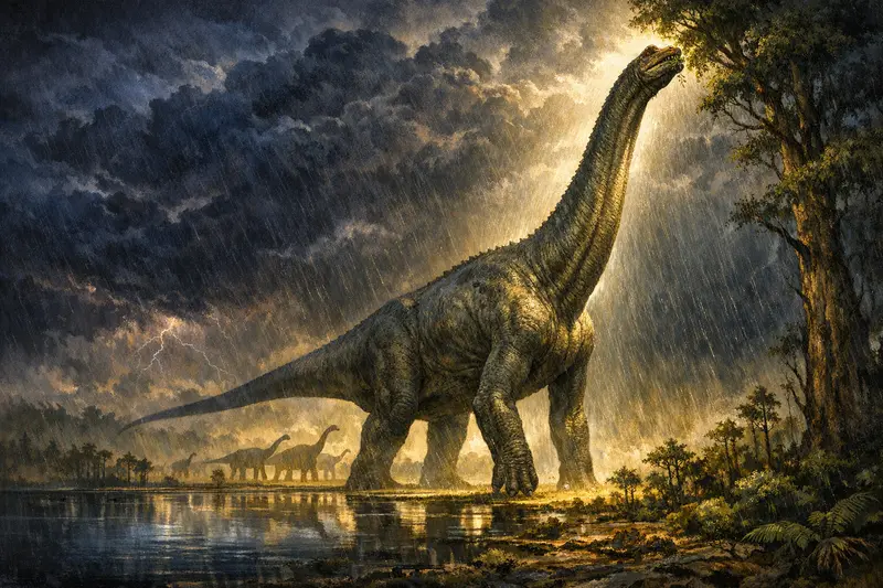 Brachiosaurus — Storm Light