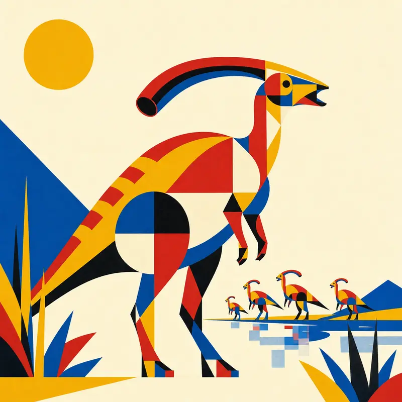 Parasaurolophus — Bauhaus