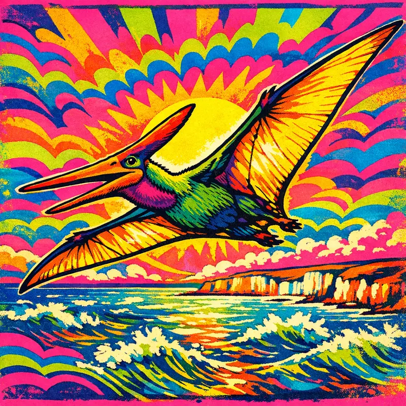 Pteranodon — Neon Pop
