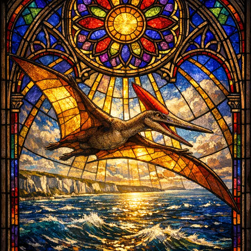 Pteranodon — Stained Glass