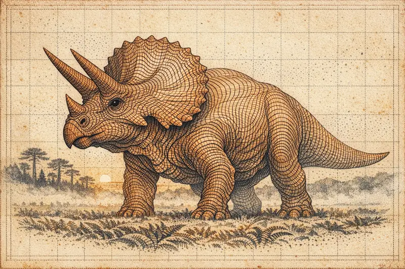 Triceratops — Topographic