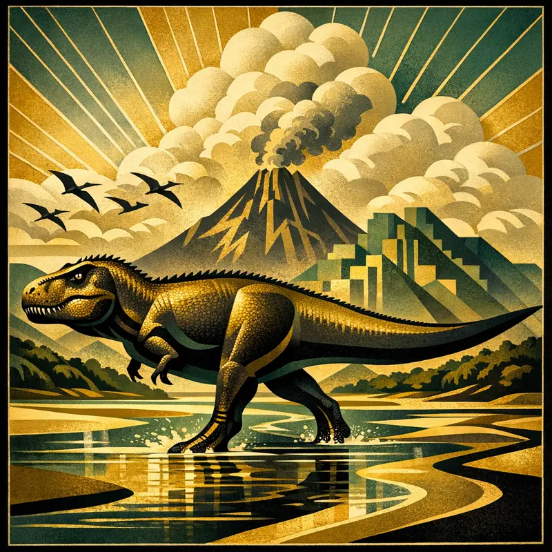 T. rex — Art Deco